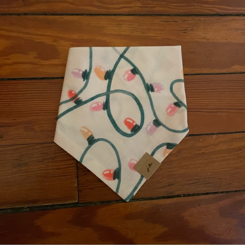 Christmas Light Dog Bandana